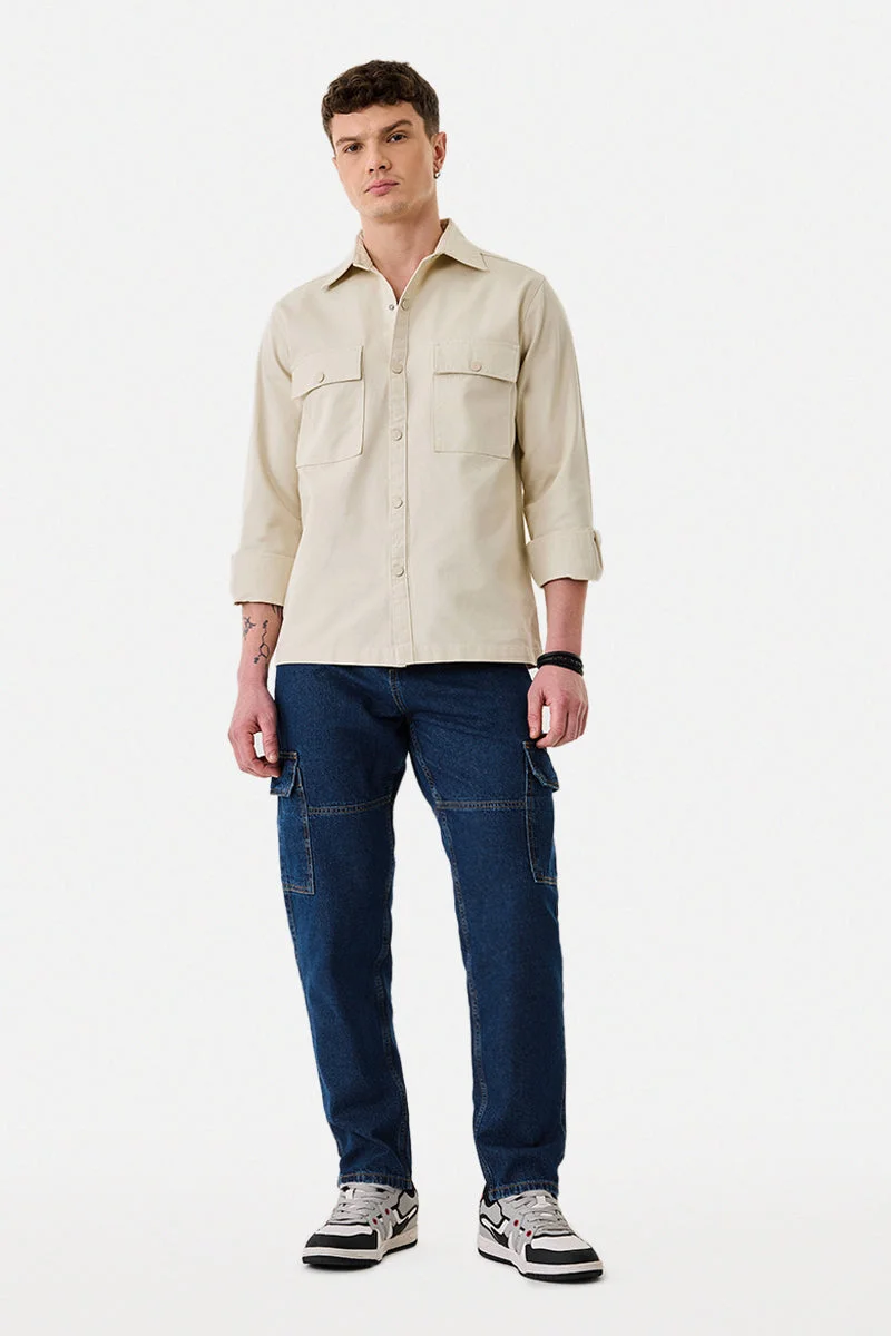 SNITCH Denim 100% Cotton Six pockets Baggy Cargo Pants